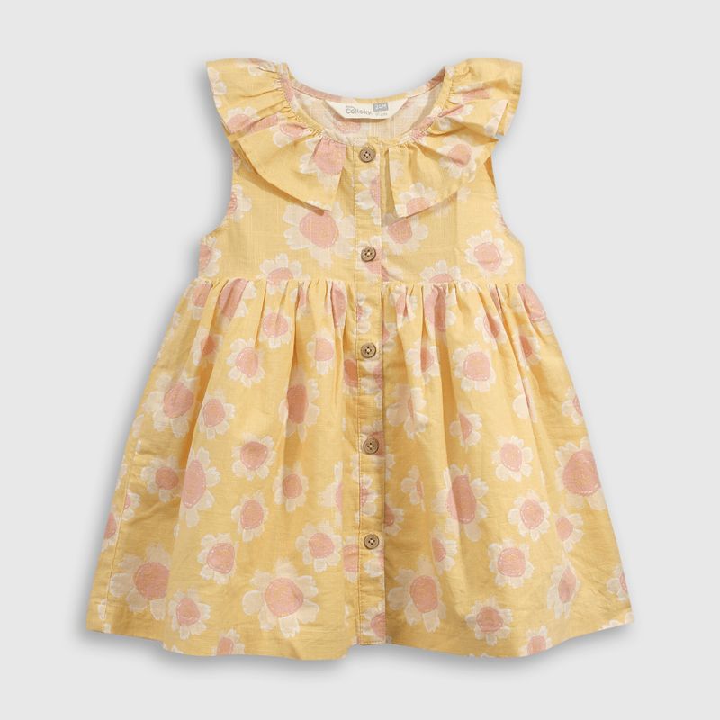 COLLOKY - Vestido Niña Amarillo 54891 Colloky
