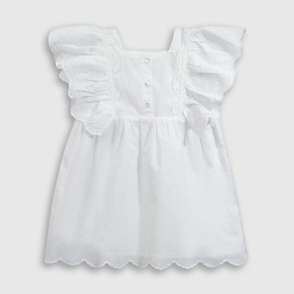 COLLOKY - Vestido Niña Blanco 54895 Colloky