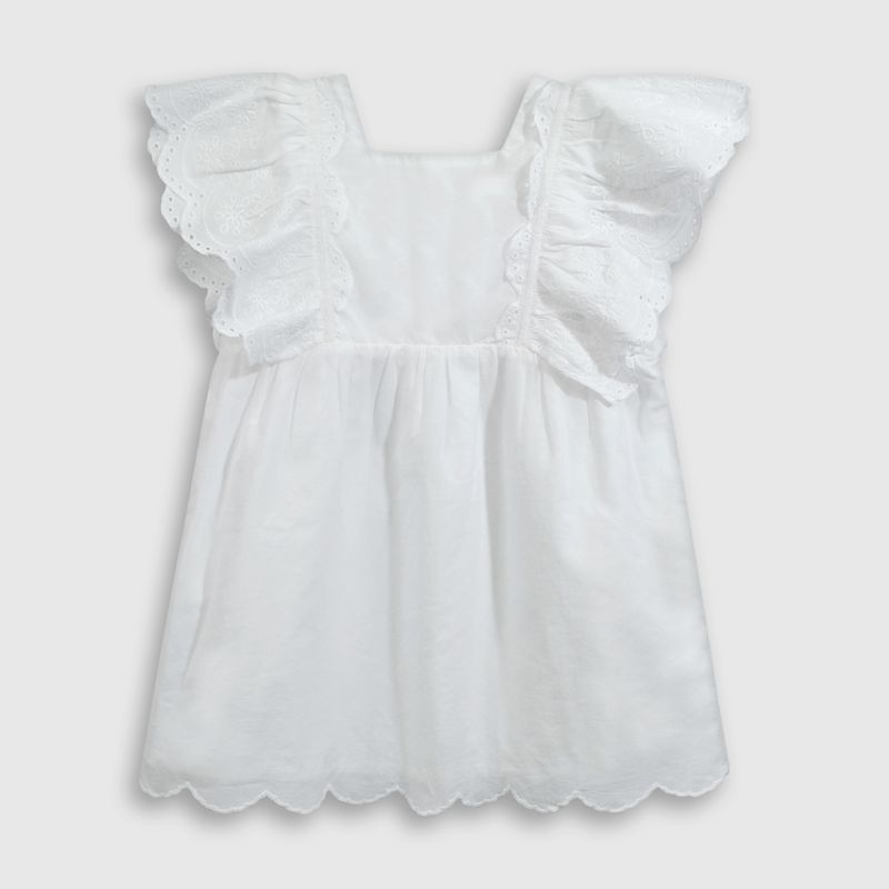 COLLOKY - Vestido Niña Blanco 54895 Colloky.-