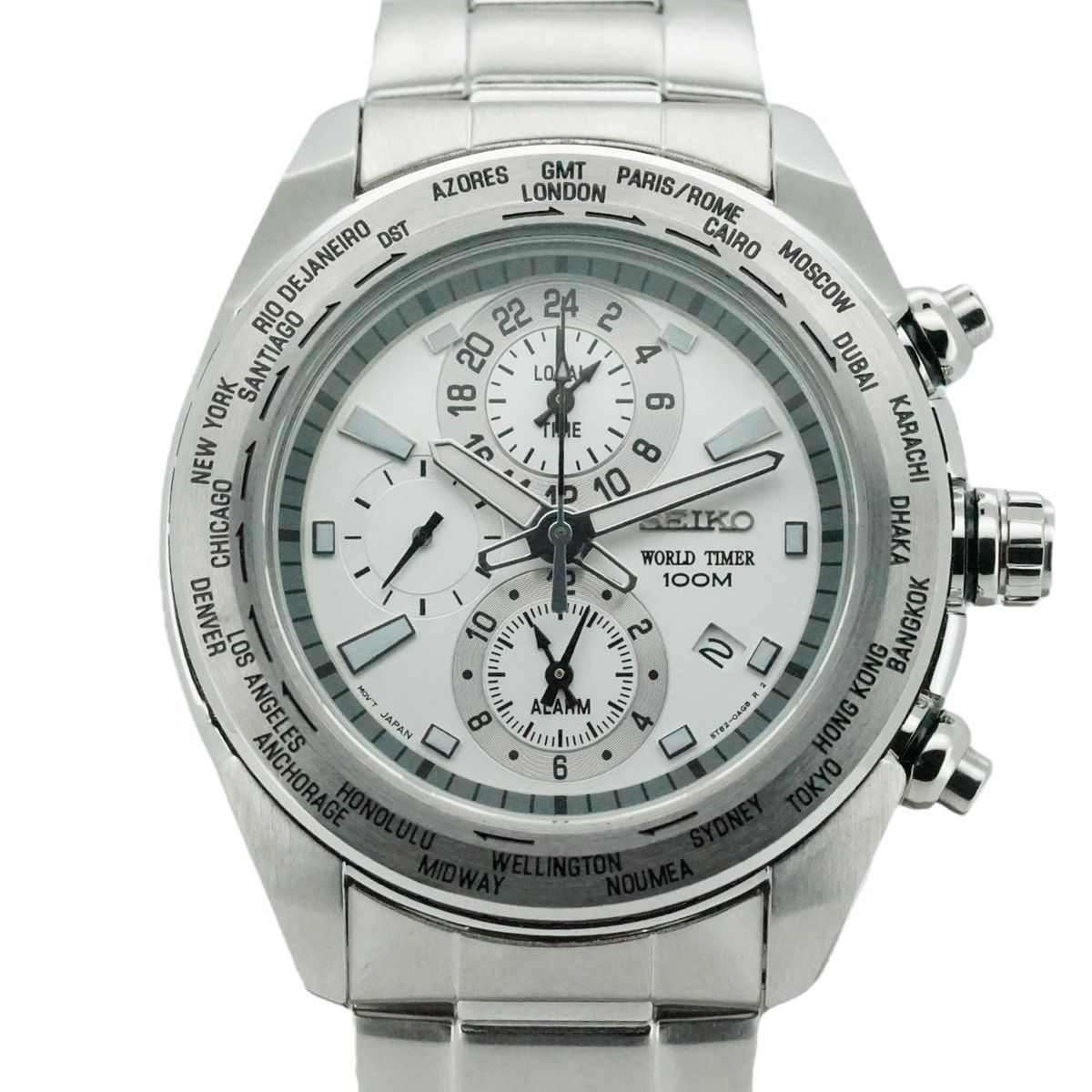 SEIKO - Reloj Seiko Hombre Criteria Worldtimer SPL029P1
