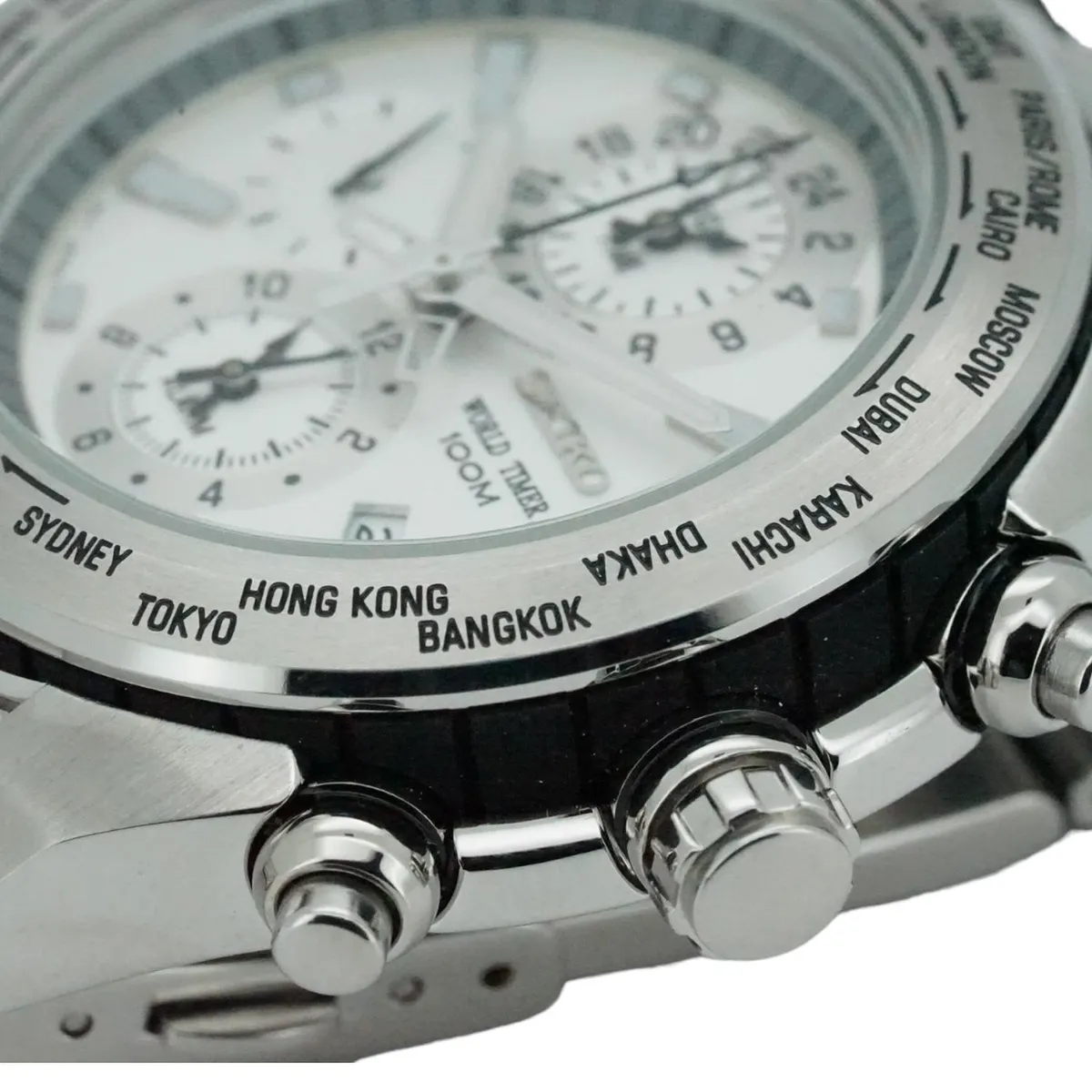 SEIKO - Reloj Seiko Hombre Criteria Worldtimer SPL029P1