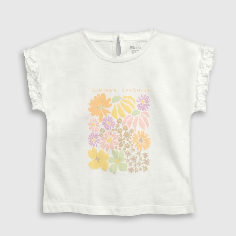 COLLOKY - Polera Niña Blanco 54645 Colloky