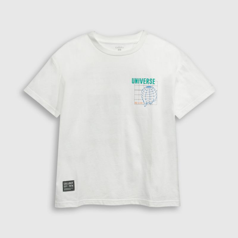 COLLOKY - Polera Niño Blanco 54650 Colloky