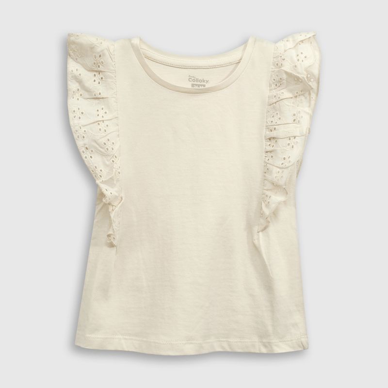 COLLOKY - Polera Niña Beige 54851 Colloky
