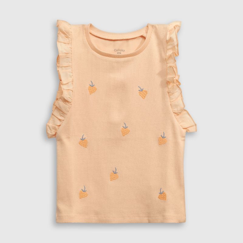COLLOKY - Polera Niña Naranja 54854 Colloky