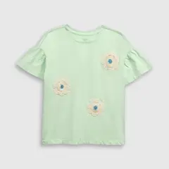COLLOKY - Polera Niña Verde 54857
