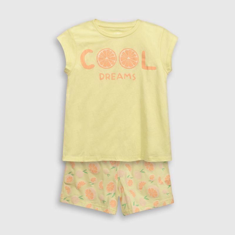 COLLOKY - Pijama Niña Amarillo 54613 Colloky