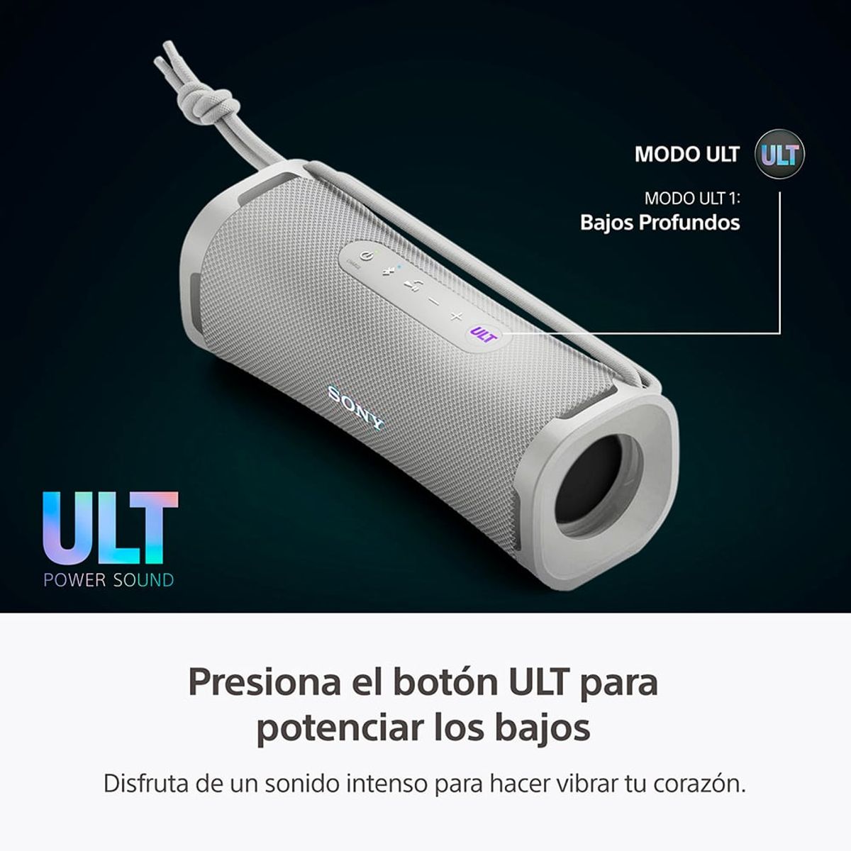 SONY - Parlante portátil inalámbrico ULT FIELD 1 Blanco