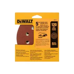 DEWALT - Set 5 Lijas De 5 (125 Mm) Dw4303 Grano 120