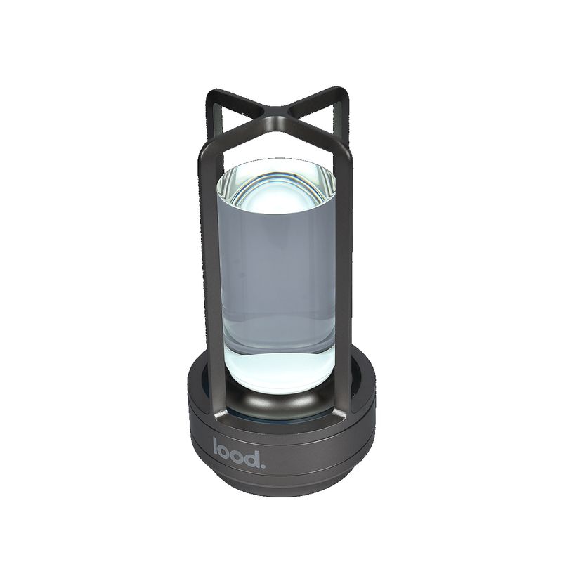 KALTEMP - Lámpara de Mesa Inalámbrica Lood Sirius SILVER