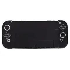 GENERICO - Carcasa Funda Protectora Para Nintendo Switch Oled Silicona Negro