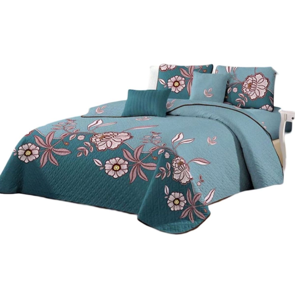 GENERICO - Cubrecama Quilt King y Super King - Ligero y Suave E7