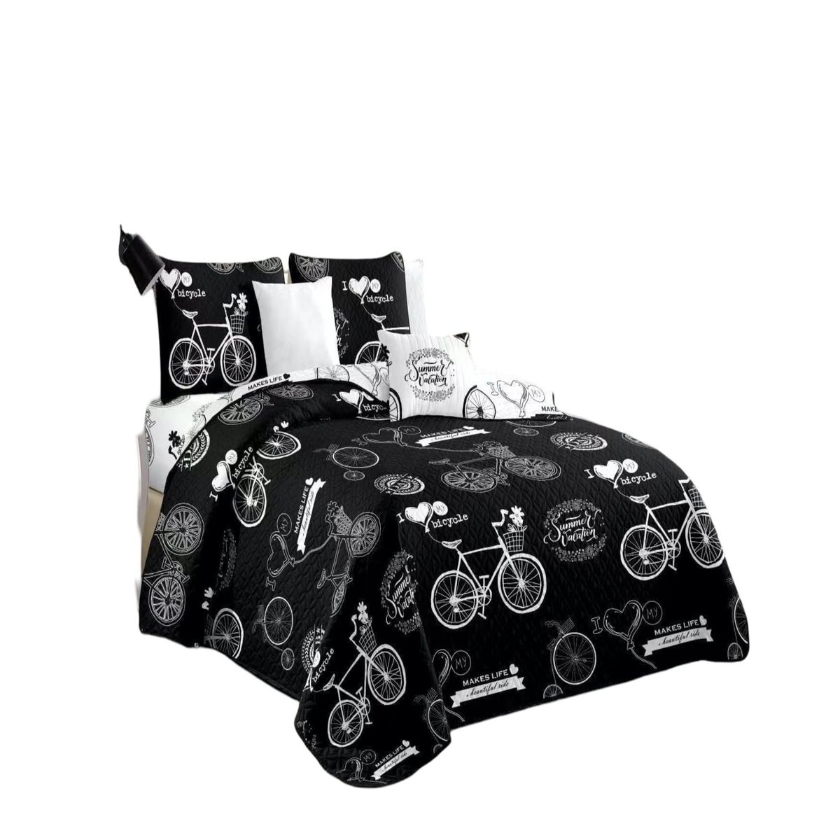 GENERICO - Cubrecama Quilt King para Verano y Primavera C27