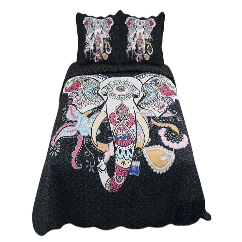 GENERICO - Cubrecama Quilt King para Verano y Primavera C28