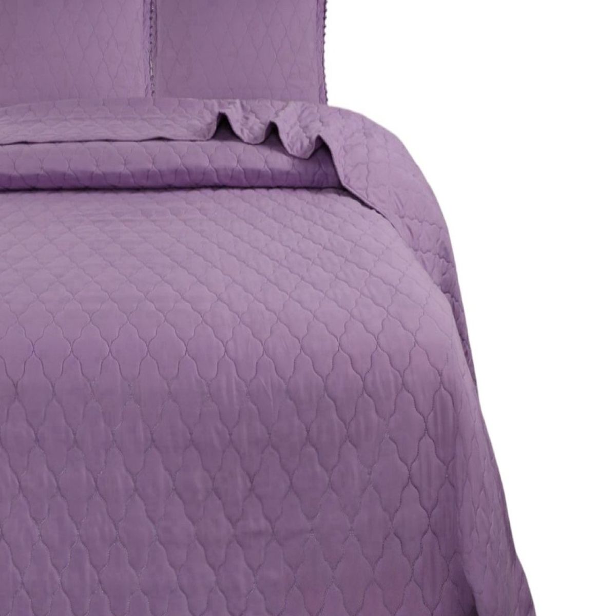 GENERICO - Cubrecamas Quilt Primavera Verano con Pompones B8