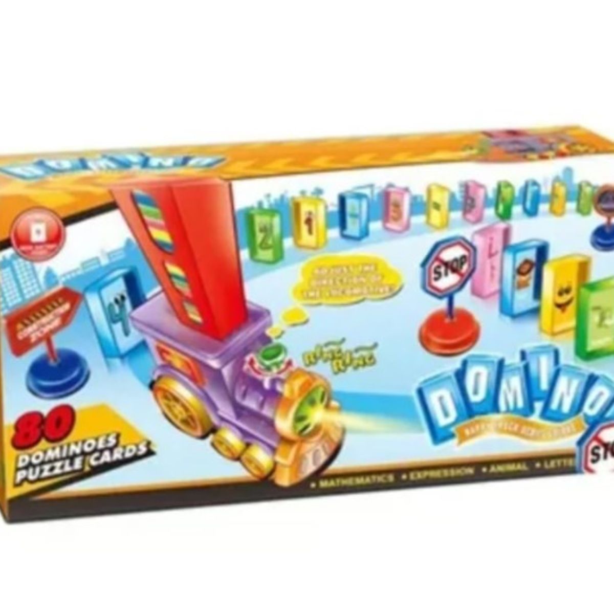 GENERICO - Tren Domino Automático Ficha Juguete Niño Coche