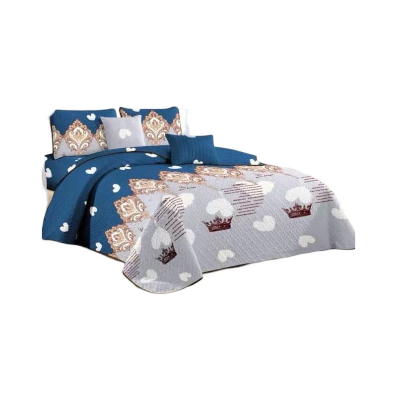 GENERICO - Quilt Reversible de Verano - Diseño Fresco D7