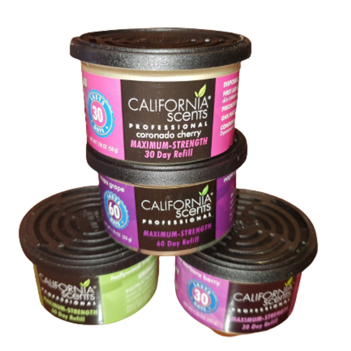 GENERICO - PACK 12 AROMATIZANTES CALIFORNIA SCENT AUTO