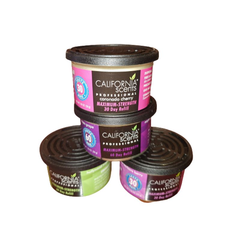 GENERICO - PACK 12 AROMATIZANTES CALIFORNIA SCENT AUTO
