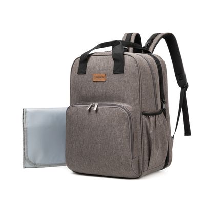 Imagen 2 del producto Mochila Maternal 3En1 Pañalera Cuna Y Mudador Gris