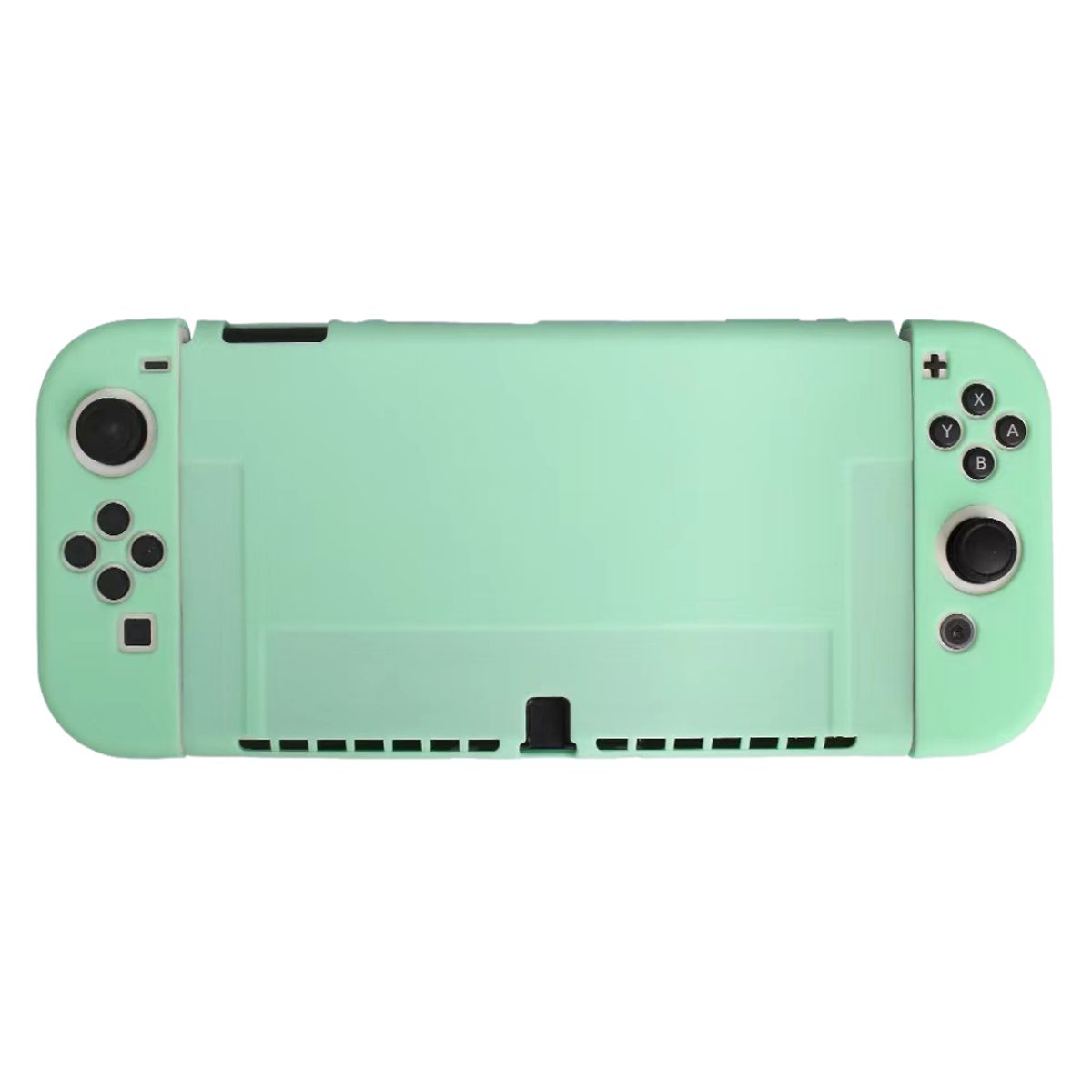 GENERICO - Carcasa Funda Protectora Para Nintendo Switch Oled Silicona VerdeMenta