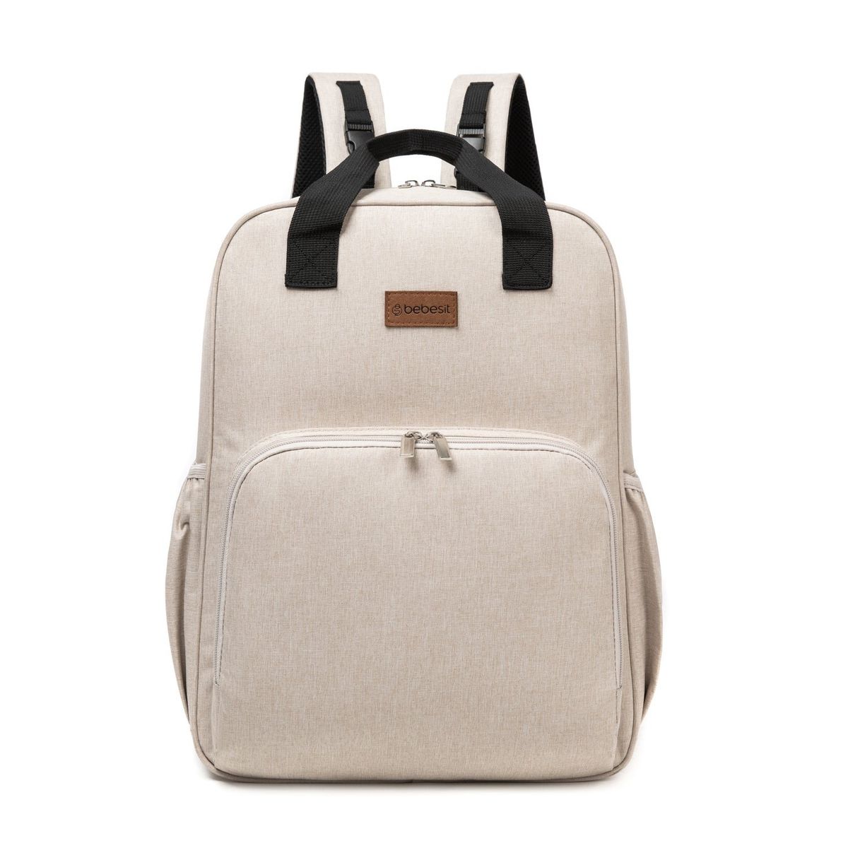 BEBESIT - Mochila Maternal 3En1 Pañalera Cuna Y Mudador Beige Bebesit