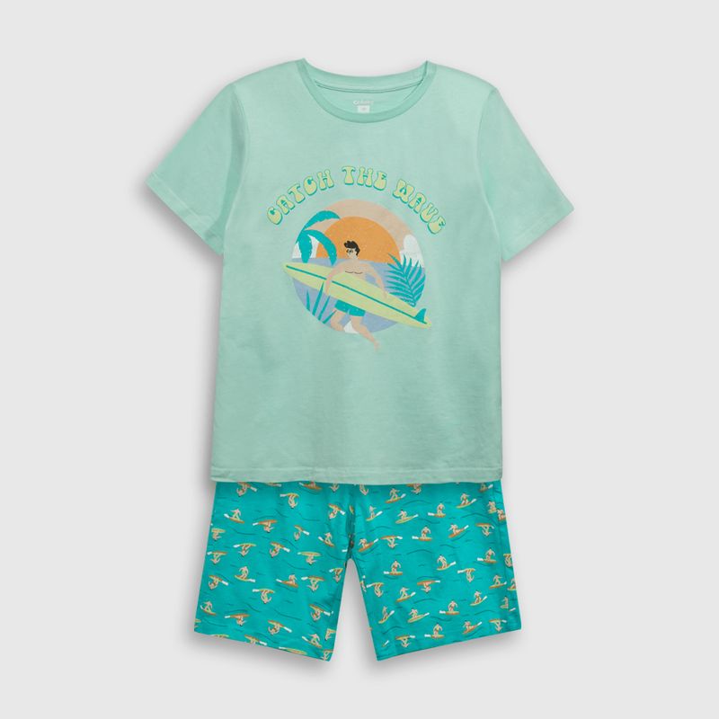 COLLOKY - Pijama Niño Celeste 54617 Colloky