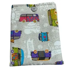 GENERICO - Funda De Tela Para Libros Diseño Combi