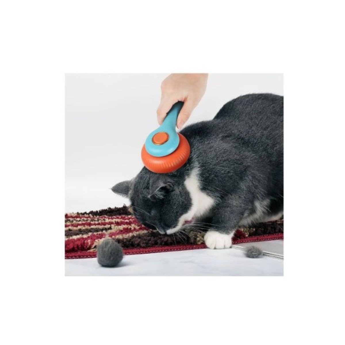 GENERICO - Cepillo Para Gatos o Perros Con Expulsador De Pelo