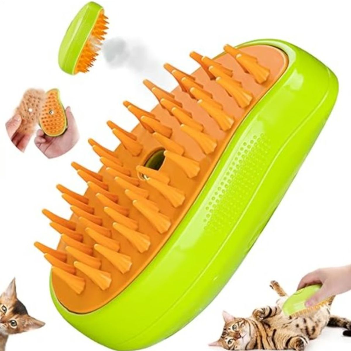 GENERICO - Cepillo De Vapor Para Gatos Cepillo De Vapor Para Gatos