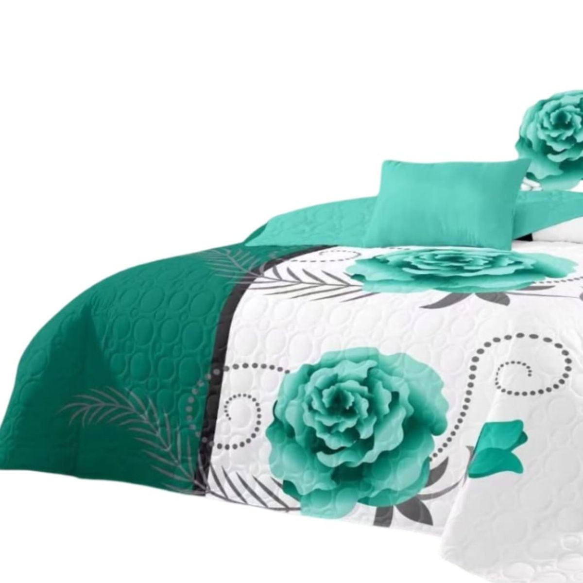 GENERICO - Cubrecama Quilt King para Verano y Primavera C1