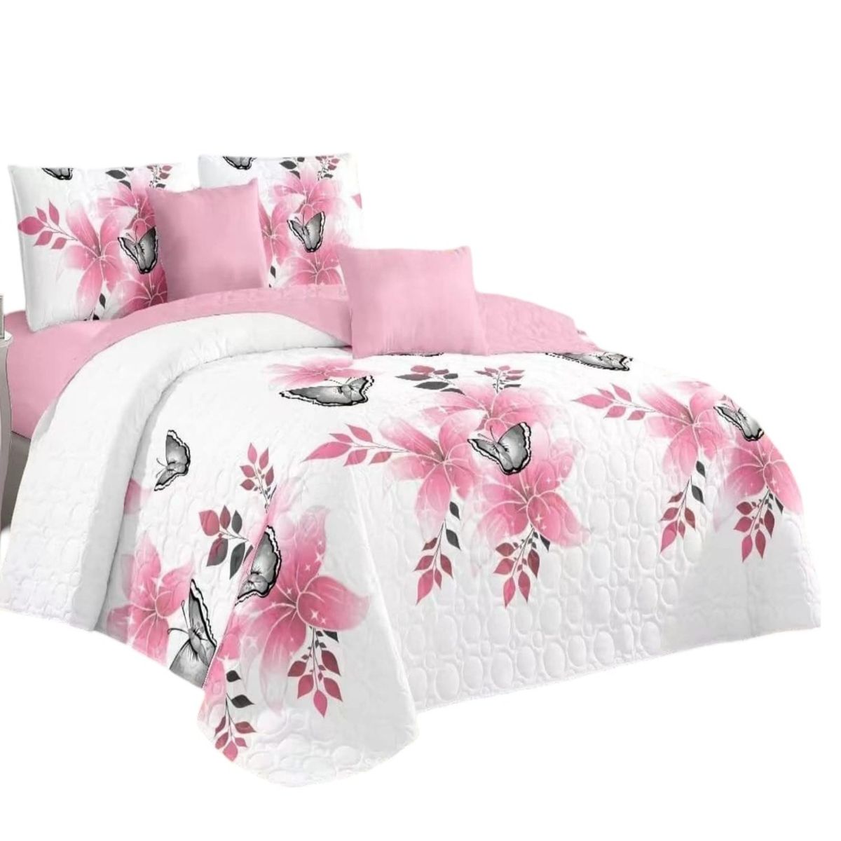 GENERICO - Cubrecama Quilt King para Verano y Primavera C2