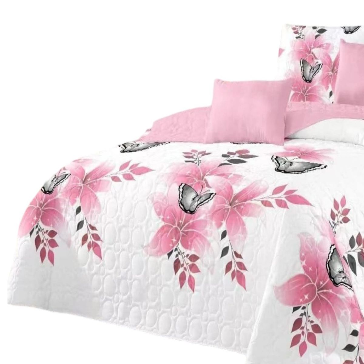 GENERICO - Cubrecama Quilt King para Verano y Primavera C2