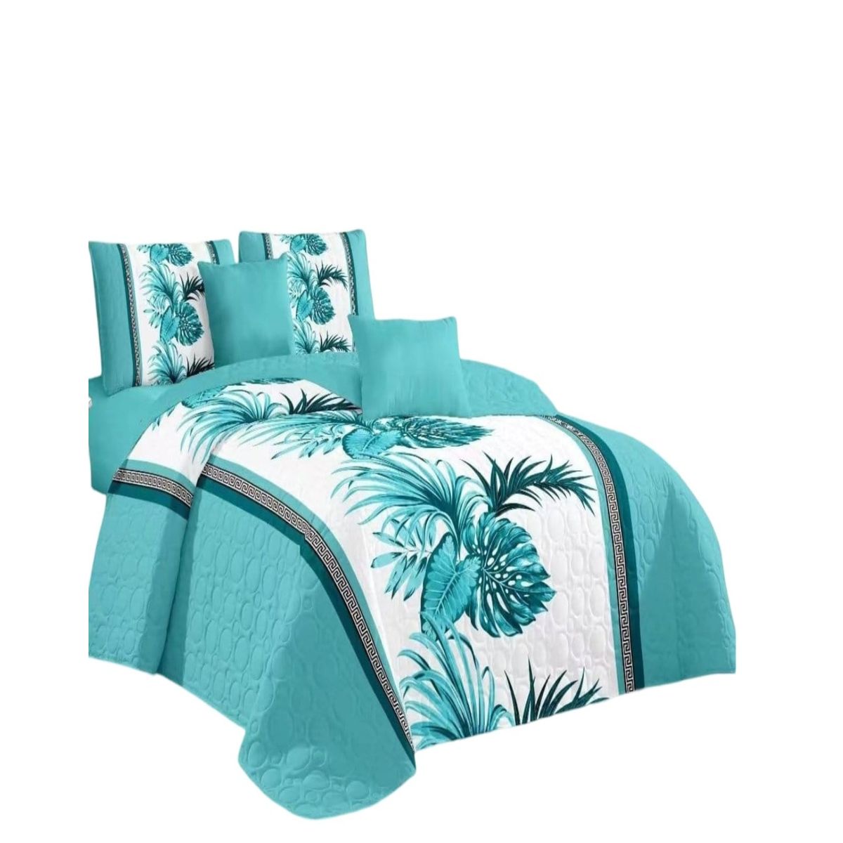 GENERICO - Cubrecama Quilt King para Verano y Primavera C5