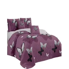 GENERICO - Cubrecama Quilt King para Verano y Primavera C8
