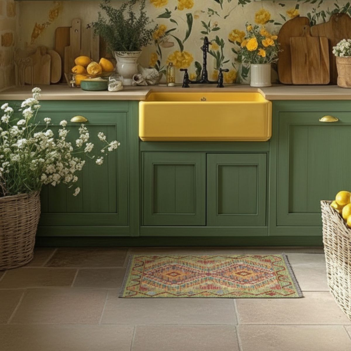 RUGS CL - Alfombra Rugscl Kilim Newtri Multicolor 65x87 cm  Pieza Única