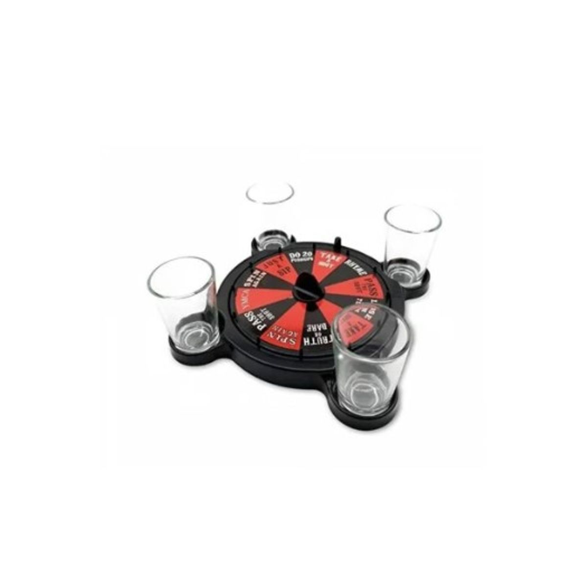 GENERICO - Juego De Mesa Spin Shot Bar Licor Ruleta Shots