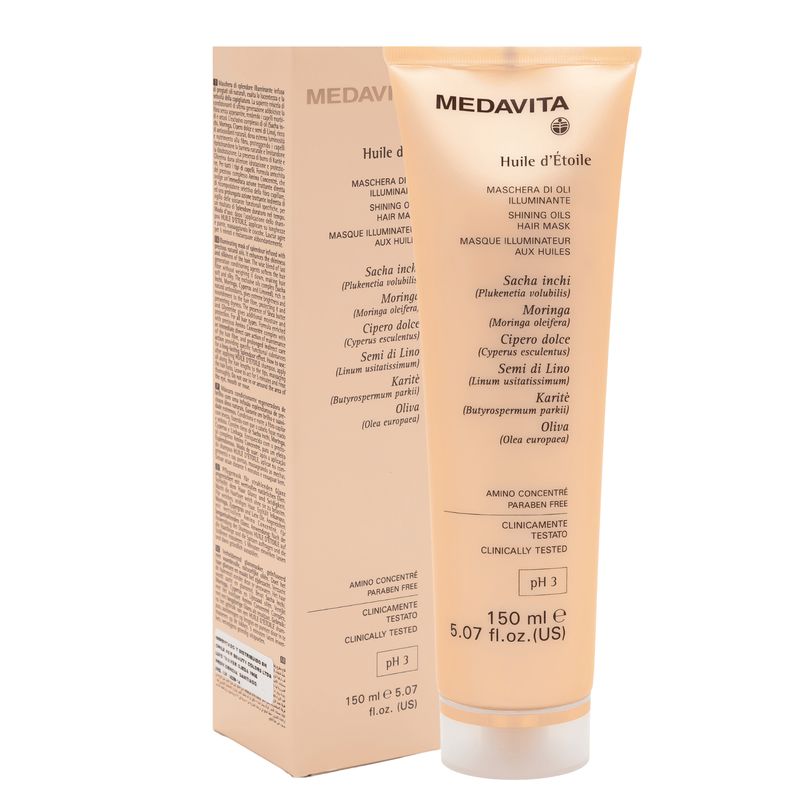 MEDAVITA - Máscara De Pelo Medavita Aceites 150ml Profesional.-