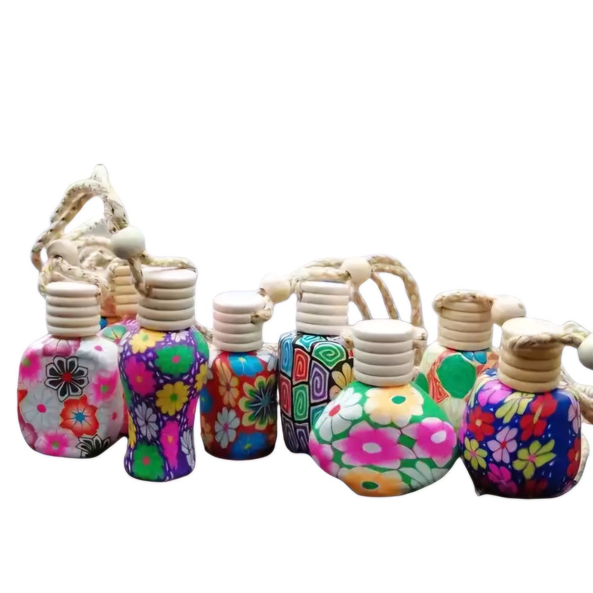 GENERICO - PACK 100 SANI AIR BOTELLITAS COLGANTES VACIAS PARA RELLENAR