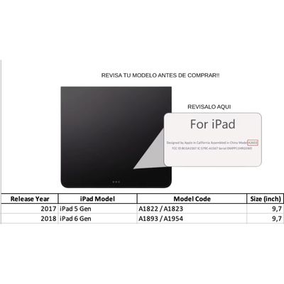 Imagen 2 del producto Lámina de Vidrio para iPad 9.7