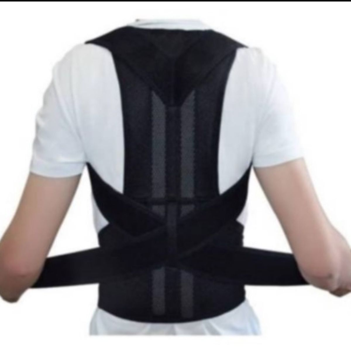 GENERICO - Corrector de Postura Soporte Lumbar - Magnetoterapia - Tallas XL