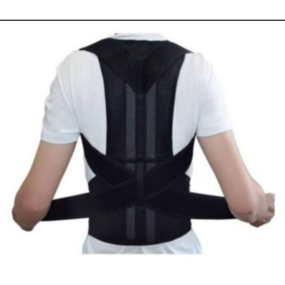 GENERICO - Corrector de Postura Soporte Lumbar - Magnetoterapia - Tallas XL