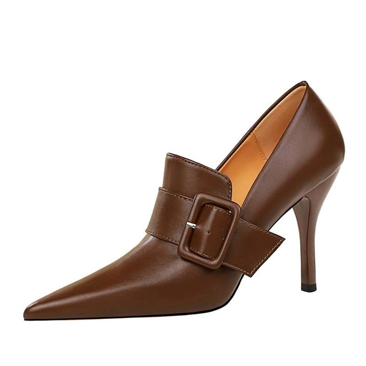 SHANDIAN - Zapato Formal Mujer Marrón