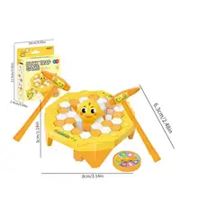 GENERICO - Juego de Mesa Salva Al Pingüino Penguin Trap amarillo