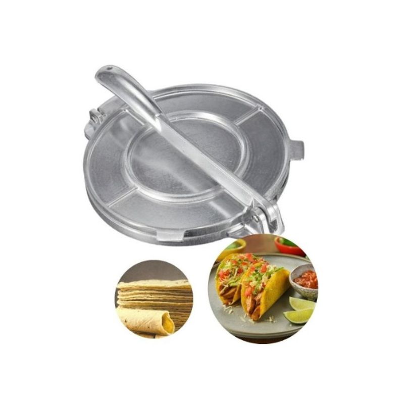 GENERICO - Prensa Para Tortillas Fajitas Patacones Masa Cocina 20 Cm