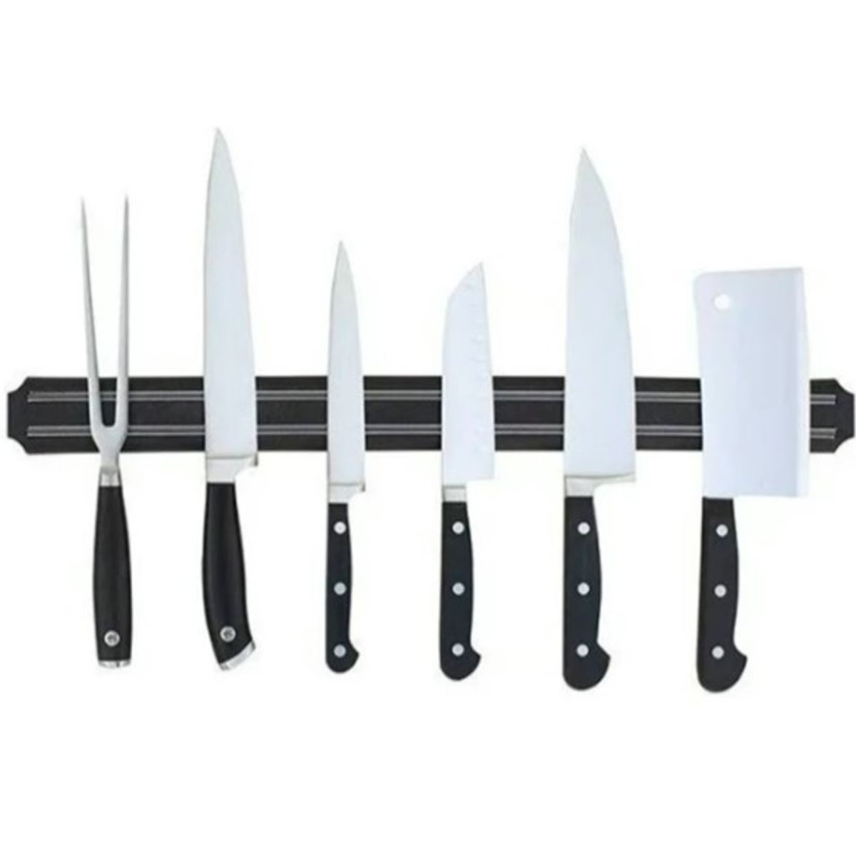 GENERICO - Barra Imán Magnética 33cm Imantada Para Cuchillos Metales