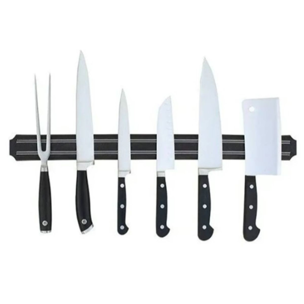 GENERICO - Barra Imán Magnética 33cm Imantada Para Cuchillos Metales