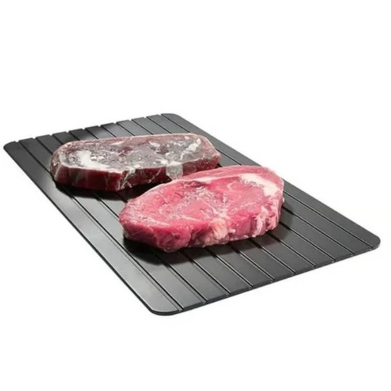 GENERICO - Bandeja Tabla De Aluminio Descongeladora Rápida Carne