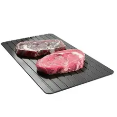 GENERICO - Bandeja Tabla De Aluminio Descongeladora Rápida Carne