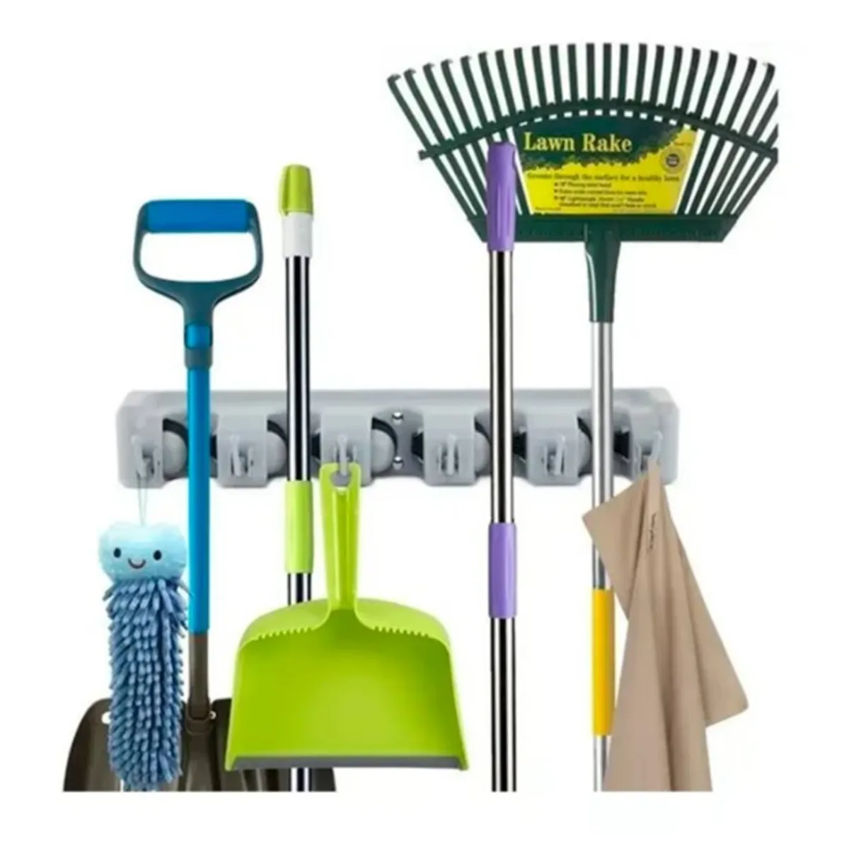 GENERICO - Organizador Para Útiles De Aseo Con Ganchos